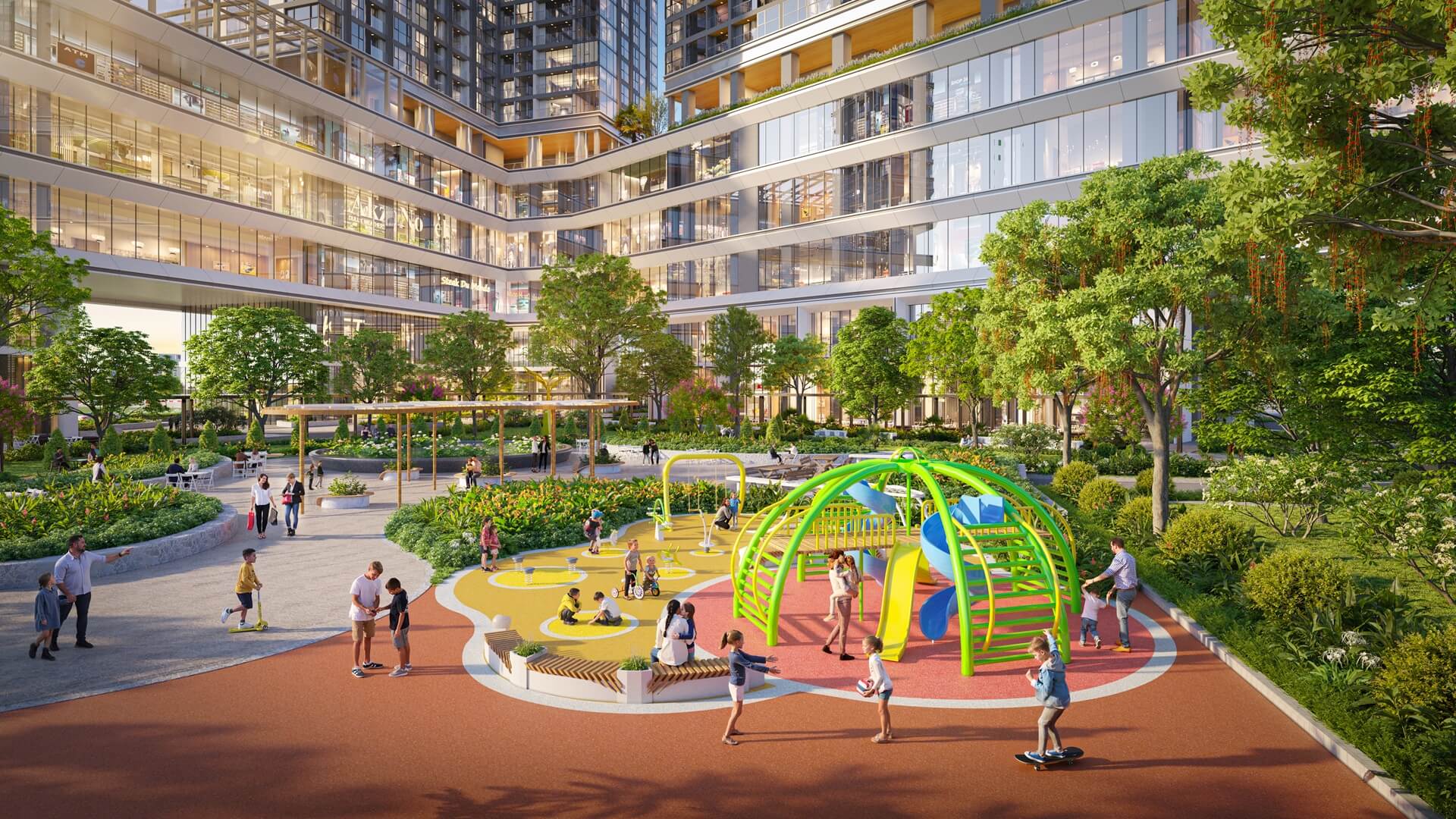 khu vui chơi trẻ em dự án NobleX WestLake