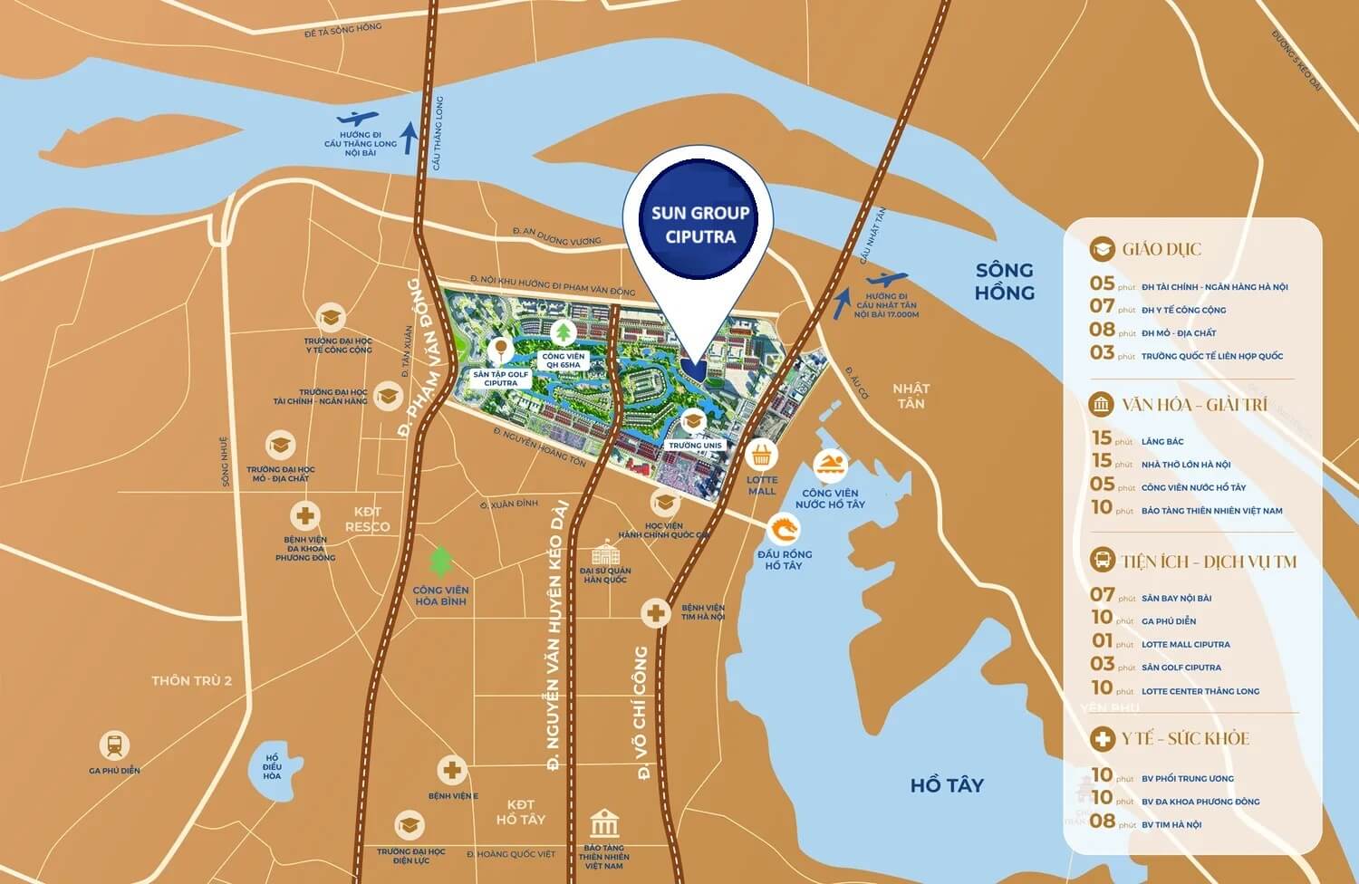 vị trí dự án NobleX West Lake tây hồ