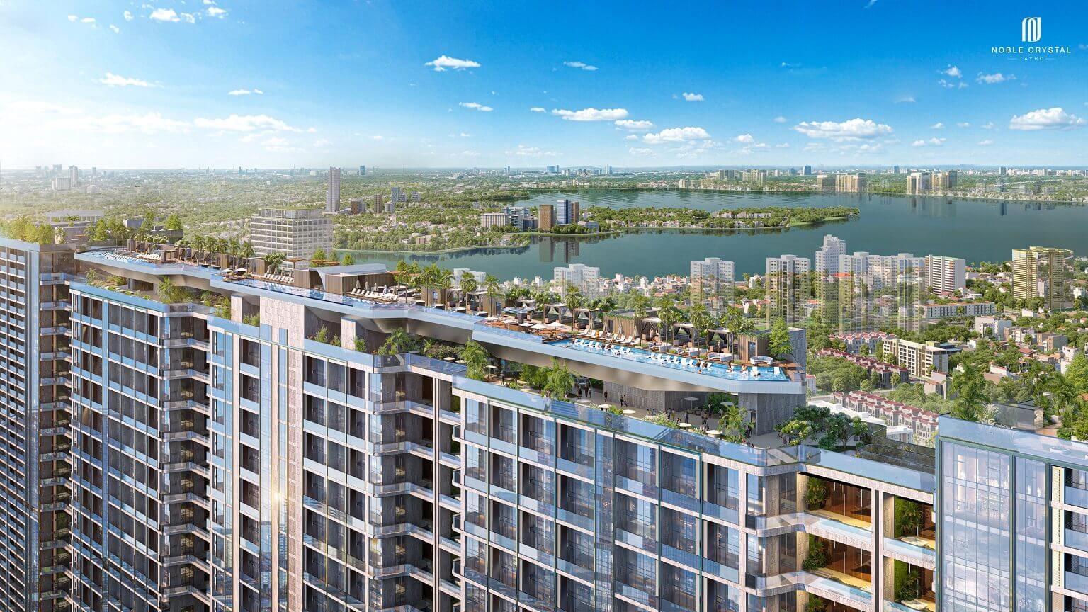 Noble Westlake Tây Hồ sở hữu tầm nhìn đẹp nhất KĐT Ciputra