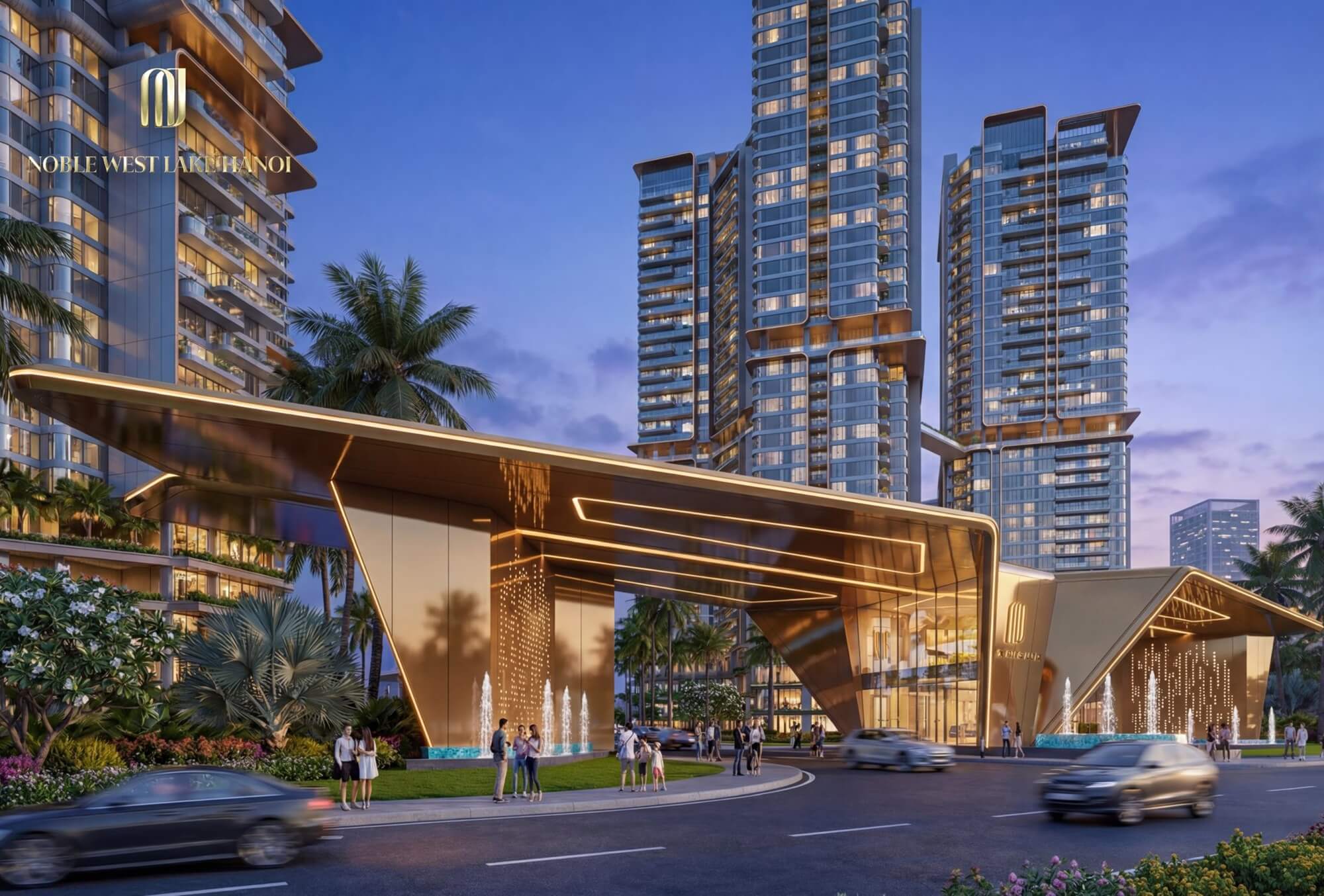tiện ích dự án NobleX West Lake hanoi ciputra tây hồ